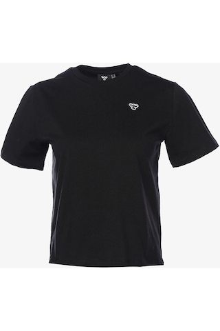 Hummel Hmlt-ic İcona Regular Kadın Siyah T-shirt 911867-2001 Siyah