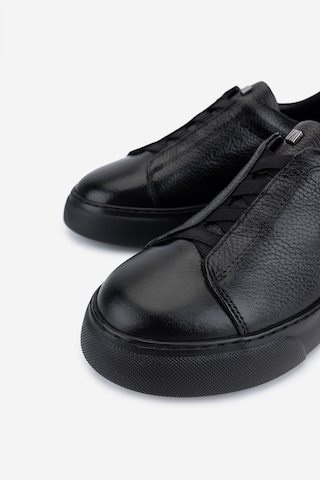 Valmenti Kadın Hakiki Deri Siyah Floter Sneakers & Spor Ayakkabı 1163 1600 Bn Ayk Sk25-26 Sıyah Fltr Siyah