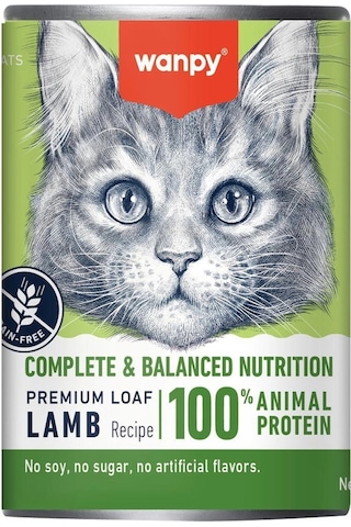 Wanpy Tahılsız Kuzu Etli 375 Gr Yetişkin Konserve Kedi Maması