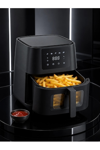 Geniş Hazneli Air Fryer Hızlı Ve Pratik Pişirme Makinesi Çok Renkli