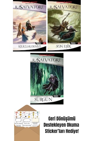 Kılıçlar Denizi Drizzt Efsanesi 13. Kitap + Son Eşik Drizzt Efsanesi 23. Kitap + Sürgün Drizzt Efsanesi 2. Kitap