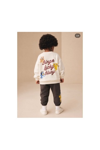 Luccokids Bluey Cocuk Takım Beyaz Beyaz