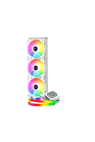 Gamepower Skadi Square 360 Argb Beyaz Rgb Borulu 360mm Cpu Sıvı