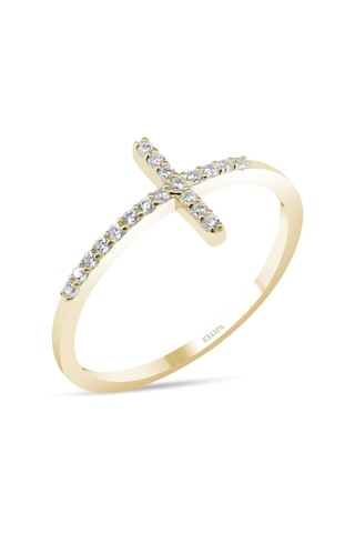 0.15 Karat Pırlanta T Yüzük