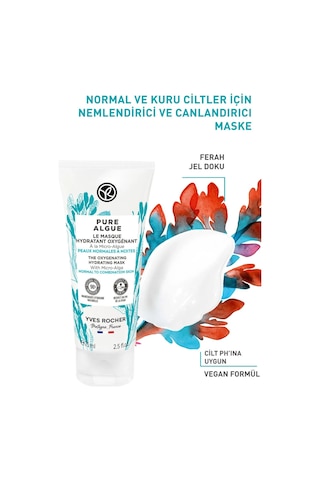 Yves Rocher Normal Ve Kuru Ciltler Için Pure Algue Prebiyotik Nem 75 ML