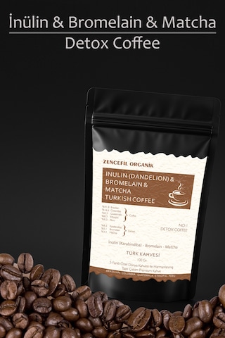 Zencefil Organik İnülin Ve Bromelain Coffee Türk Kahvesi 100 G