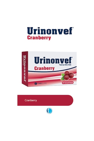 Urinonvef Cranberry 30 Kapsül