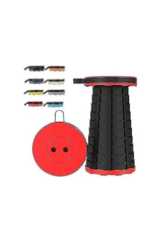 Bloomnest Taşınabilir Katlanır Tabure, Seyahat Koltuğu, Kamp Sandalyesi, Balıkçılık Sandalyesi, A1201 Altın-siyah Altın - Siyah