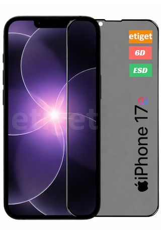 Apple Uyumlu iPhone 17e Hayalet Ekran Koruyucu - 9h Temperli Cam - Ultra Koruma