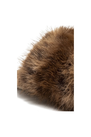Twigy Leopard Peluş Kadın Ev Terliği Leopar 37/41
