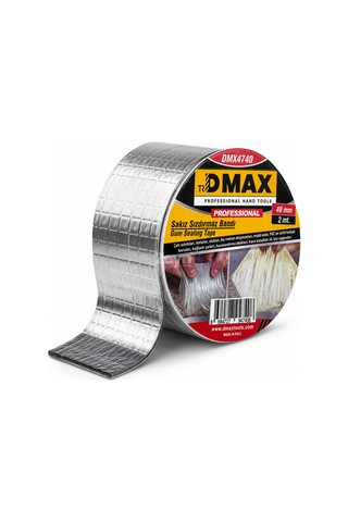 Dmax Sakız Sızdırmaz Bant 48 Mm X 2 M Butil Alüminyum Folyo Tamir Bandı Su Geçirmez İzolasyon Bandı