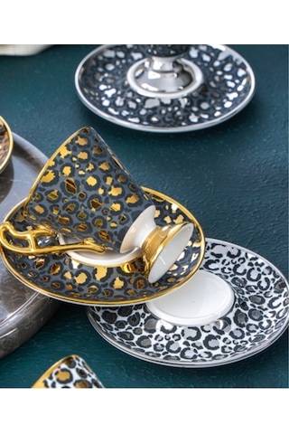 Acar Taliana 6 Kişilik Kahve Fincanı Takımı - 90 Ml