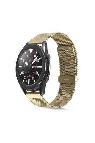 Huawei Gt2 46mm Uyumlu Krd-45 22mm Metal Mkst Kordon-gümüş