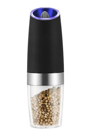 Xindoker Elektrikli Kütle Algılama Değirmeni - Paslanmaz Çelik + Seramik Tefli - Kolay Temizlenir - Kalınlık Ayarlanabilir - Siyah Mat - Pil Hariç Diğer