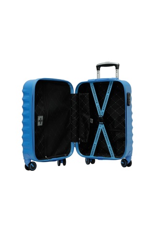 Lumberjack Newyork -k Abs 5fx Açık Mavi Unisex Küçük Boy Valiz Mavi