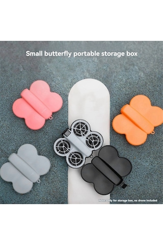 Soulader Drone Aksesuarları Taşıma Çantası - Kelebek Tasarım Toz Geçirmez Sert Saklama Kutusu Seyahat Seyahat Taşınabilir Koruma Kılıfı Dayanıklı Çanta