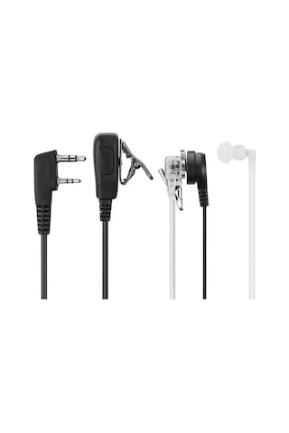 Quansheng Uv-k5 K6 Tk11 Uyumlu Şeffaf Kulak İçi Ajan Tip Akustik Telsiz Kulaklığı 001