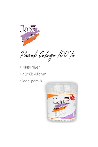 Lux 13 Al 11 Öde Pamuk Çubuğu 100' Lü Ve Rosıe