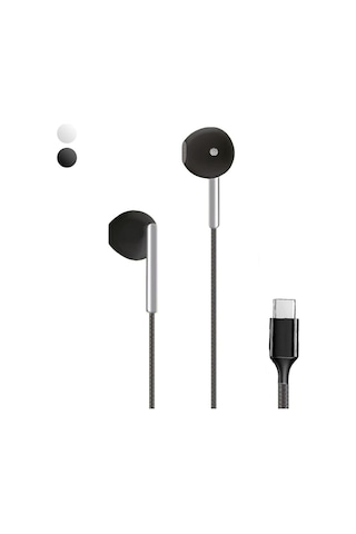 Linktech H46 Type-C Stereo Kablolu Kulak İçi Kulaklık