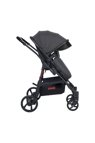 Kanz D-go Travel Sistem Bebek Arabası Siyah Antrasit - Siyah