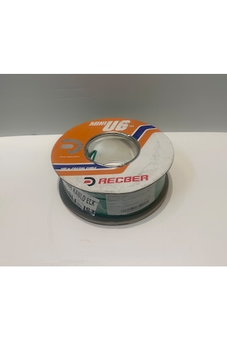 Reçber Mini U/6 Phy Pvc Cu/cu Koaksiyel Kablo 100 Metre Yeşil
