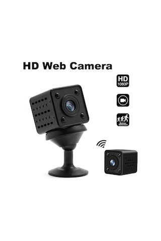 Xindoker Hdq9 Mini Spor Kamera - 1080p Hd, Wifi Bağlantısı, İnfrafed Gece Görüşü Ve 360 Döner Braket İle Taşınabilir Dış Etkileşim Kameralı