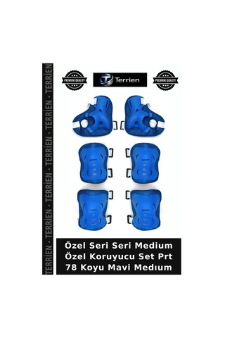 Özel Seri Seri Medium Özel Koruyucu Set Prt 78 Koyu Mavi Medıum