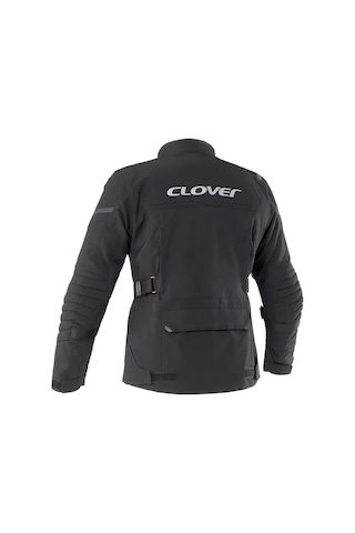 Clover Savana-4 Wp Korumalı Kadın Motosiklet Montu Siyah
