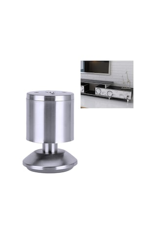 Paslanmaz Çelik Tel Çekme Kalınlaşmış Sütun Kanepe Mobilya Dolabı Ayak, Yükseklik: 80mm Diğer