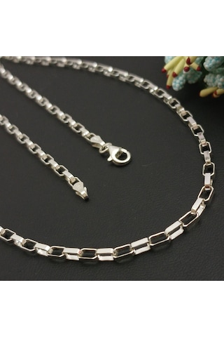 925 Ayar Gümüş İtalyan Model Kolye 3 Mm 55 Cm