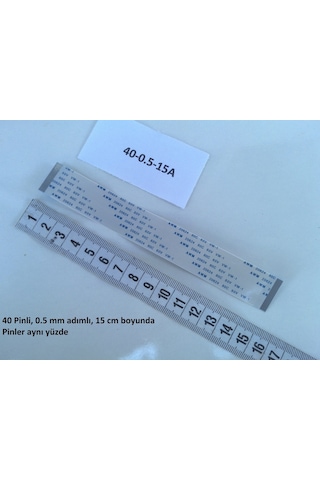 Avgo S2100 Ekran Filmi Flex Kablosu 40Pin 15Cm 40-0.5-15A