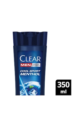 Clear Men Kepeğe Karşı Etkili Şampuan Cool Sport Menthol 350 Ml Yeni Ambalaj