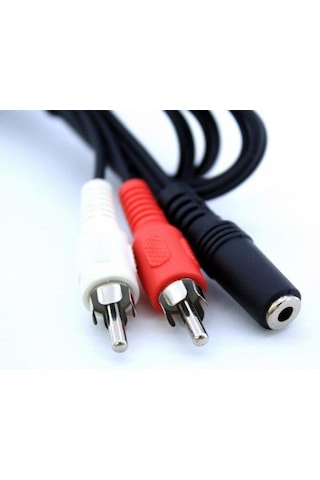 Electroon 2Rca Erkek -3.5Mm Stereo Dişi Aux Kablo 1.5Metre