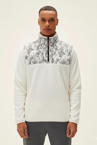 Bad Bear Erkek Polar Too Much Half Zıp 25.02.12.031 Beyaz