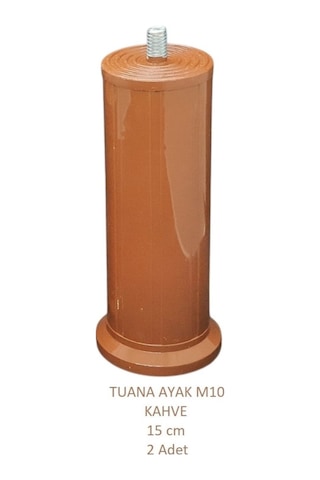 Tuana Ayak 15 cm M10 Cıvatalı Kahve (2 Adet)