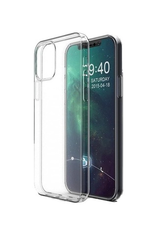Apple Uyumlu iPhone 12 Pro Max Kamera Korumalı Şeffaf Yumuşak Silikon