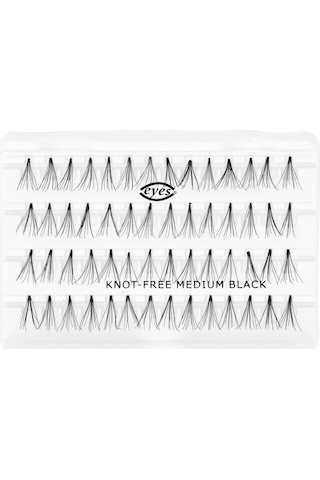 Eyes Tekli Kirpik Topuzsuz Medium Siyah-34