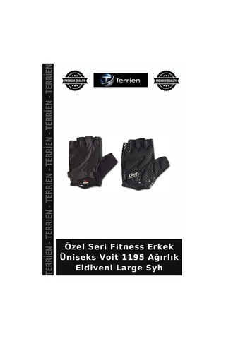 Özel Seri Fitness Erkek Üniseks Voit 1195 Ağırlık Eldiveni Large Syh