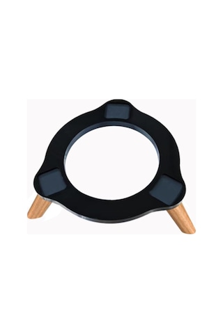 Suofeng Ahşap Ve Akrilik Malzemeyle Yapılmış, Ses Gürültüsünü Azaltan 23x24x7 Cm Hoparlörüstü Stand 280 Gr