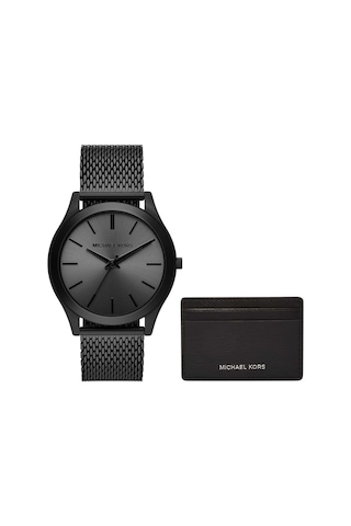 Michael Kors Mk1085set Erkek Kol Saati Ve Cüzdan Ve Seti Siyah