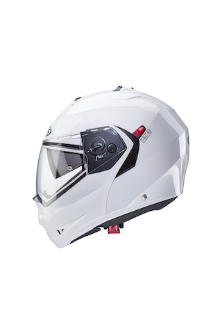 Duke X Tour Çene Açılır Motosiklet Kaskı Metal Beyaz