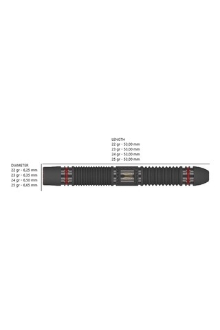 Target Scope 01 % 90 Tungsten Sp Çelik Uçlu Dart Oku