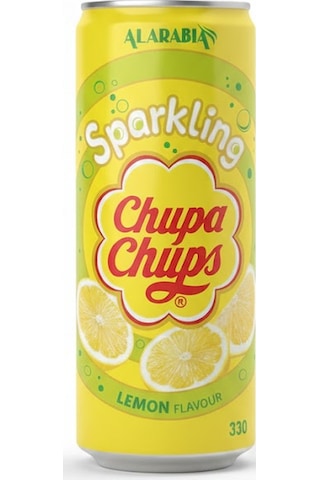 Chupa Chups Sparkling Lemon Flavour - Limon Aromalı Gazlı İçecek 330 Ml
