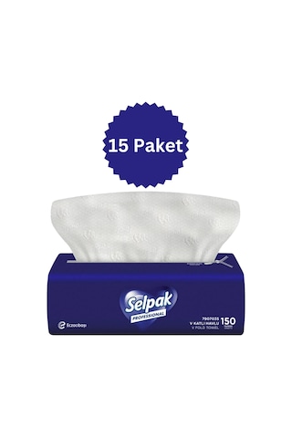 Selpak V Katlı Havlu Peçete 15 x 150'li