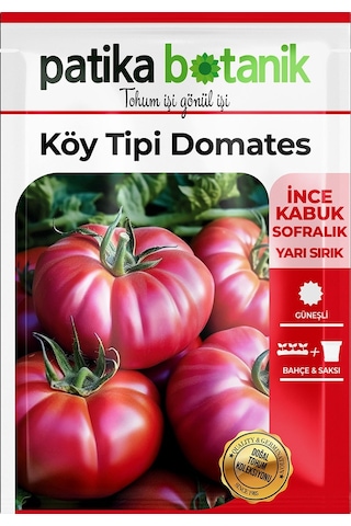 200 Adet Yerli Ata Yerli Köy Tipi Domates Tohumu