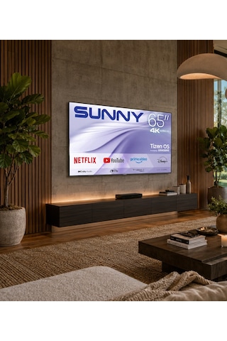 Sunny SN65FMN510 Frameless 65" 165 Ekran Uydu Alıcılı 4K Ultra HD LED Tv