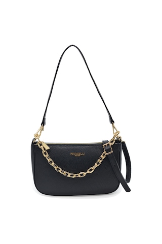 Çapraz Çanta Kadın Nıves Piumelli Milano Bag D28 Black D28 Black Siyah