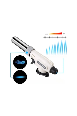 Biishe 1300 C Çok Amaçlı Gaz Torch Çakmak - Mutfak, Mangal, Lehimleme Pürmüz Alev Tabancası