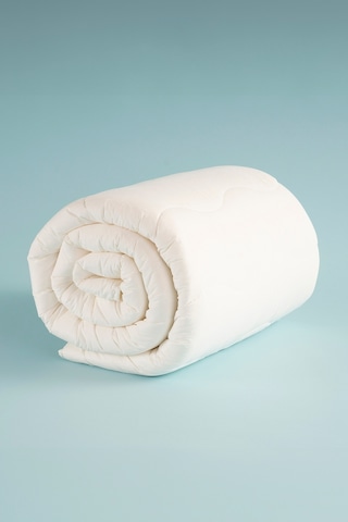 Pamuk Kumaş Bambu Yorgan 195x215 Cm Beyaz