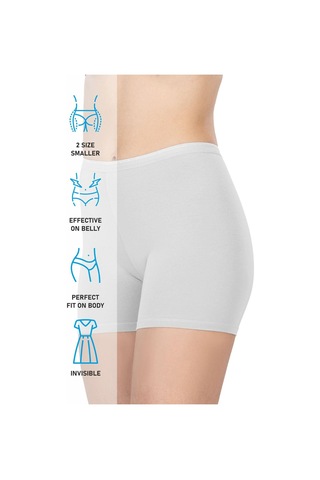 Beyaz Mı Emay 1430 Modal Cotton Mini Tayt Beyaz
